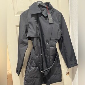 Tumi Women's Black Trench Coat